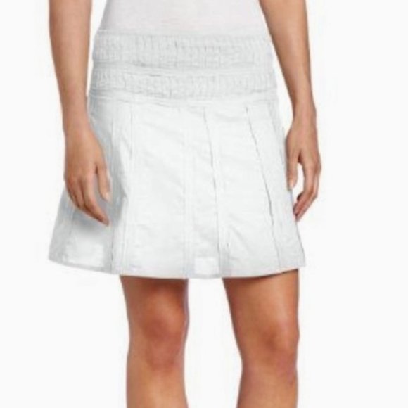 Prana Dresses & Skirts - prAna White Erin 100% Cotton A-line Skirt Size 8